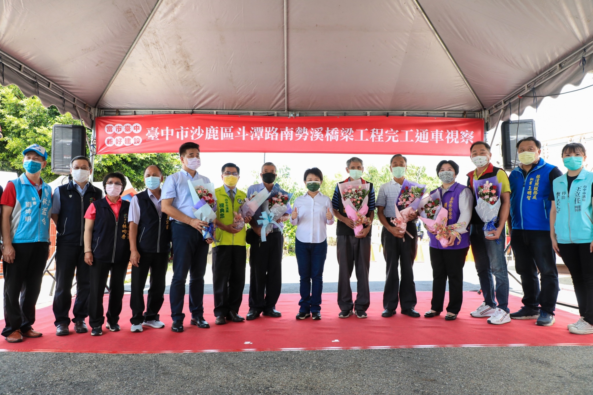 通過國家級警報考驗 中市府新建南勢溪橋梁通車