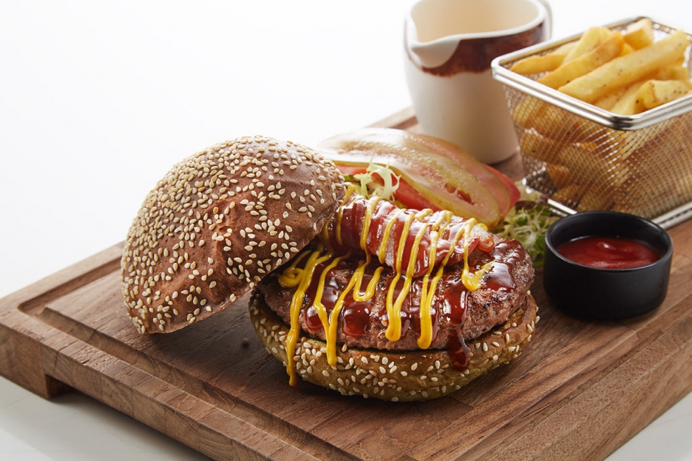 萬楓酒店楓橋餐廳　「蔴薏漢堡」別出心裁