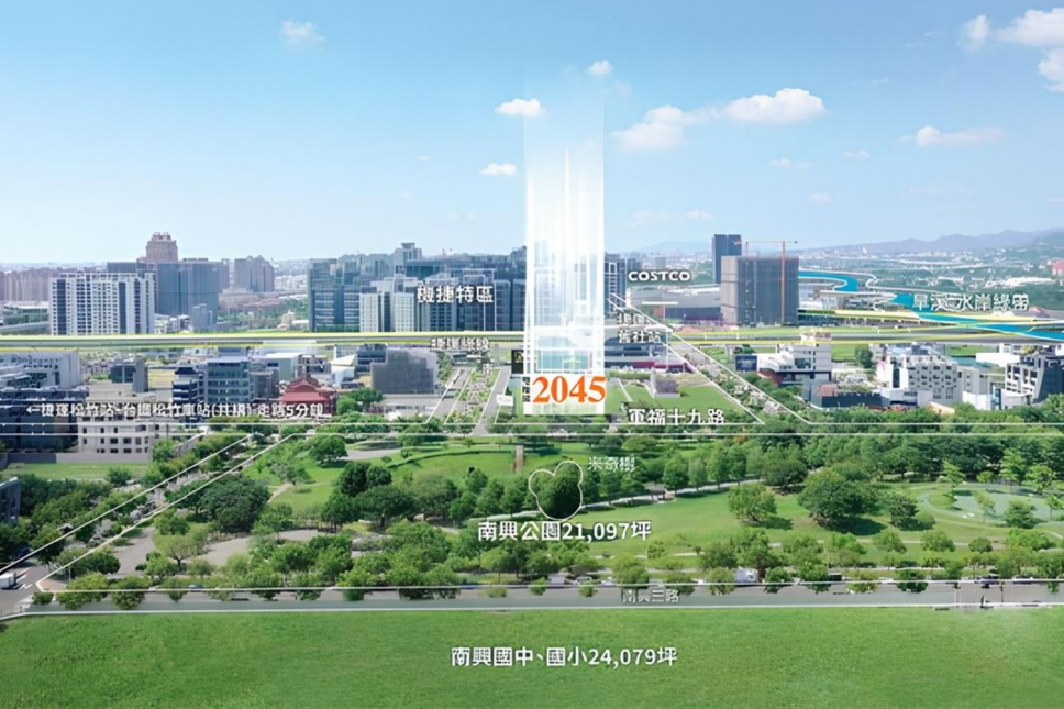 北屯單元十二頂級住宅指標「雙橡園2045」