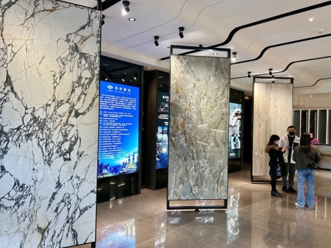 瑪摩麗磁攜手義大利大廠 打造全台唯一瑪摩石展示館